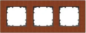 Siemens DELTA miro Rahmen 3-Fach Holz, ahornrot