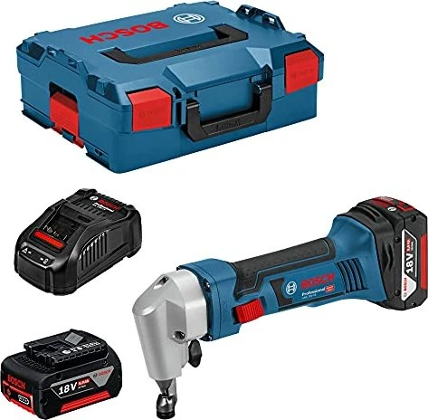 Bosch Professional GNA 18V-16 Akku-Knabber inkl. L-Boxx + 2 Akkus 5.0Ah