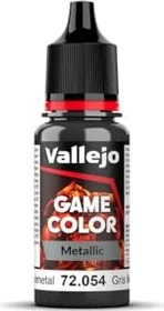 Vallejo Game Color rev.2 Metallic dark gunmetal, 18ml