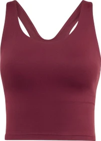 adidas All Me Medium-Support Bra Tanktop Sport-BH maroon (Damen)