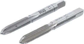 BGS technic Gewindebohrer mit Vor- und Fertigschneider, M6, 2 Stück