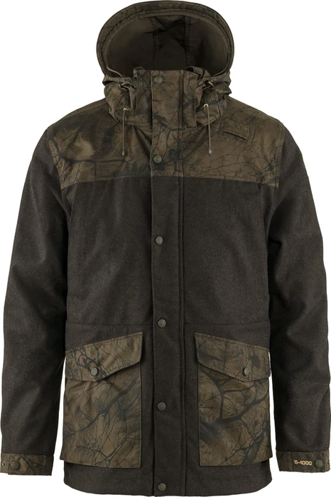 Fjällräven Värmland Wool Jacke dark olive camo (Herren)
