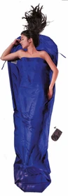 Cocoon MummyLine Seide Hüttenschlafsack ultramarine blue