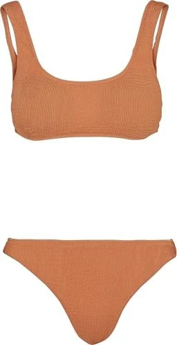 Urban Classics Tanktop Crinkle Bikini-Set papaya (Damen)