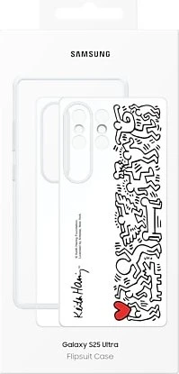 Samsung Flipsuit Case für Galaxy S25 Ultra weiß