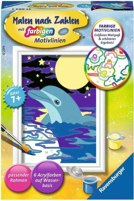 Ravensburger Malen nach Zahlen Kleiner Delfin