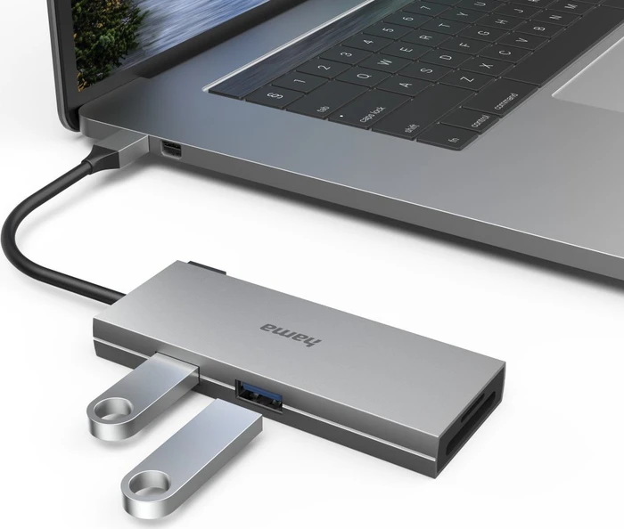 Hama USB-C-Hub 6 Ports, USB-C 3.0 [Stecker]