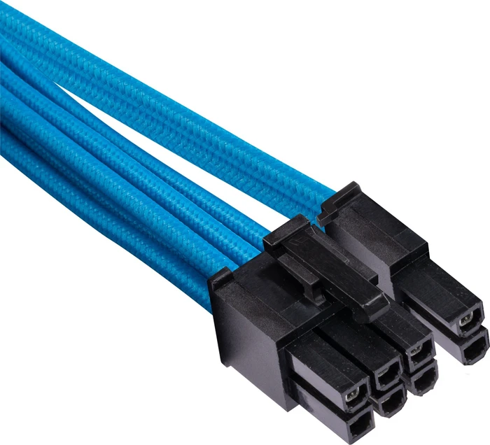 Corsair PSU Cable Type 4 - PCIe Cables with Dual Connector - Gen4, blau