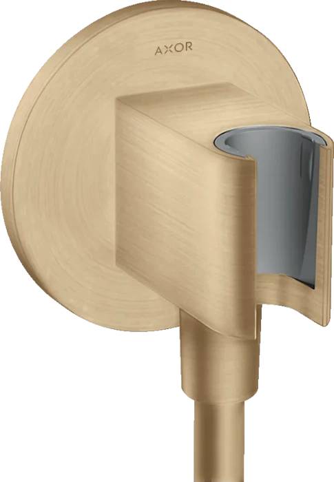 Hansgrohe Axor ShowerSolutions Portereinheit rund brushed bronze