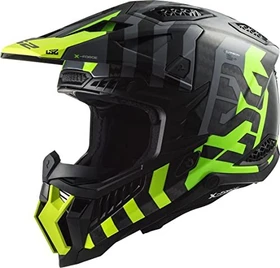 LS2 MX703 C X-Force Barrier HI-VIS schwarz/grau/gelb/grün