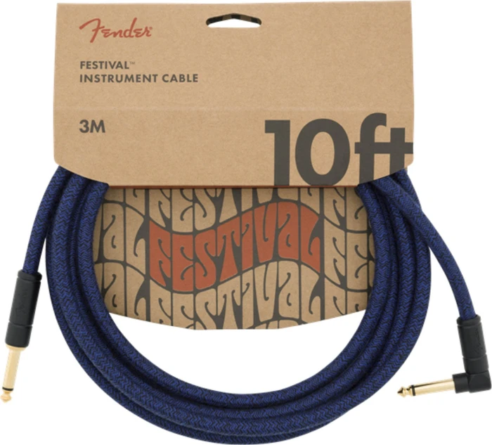 Fender Festival Instrument Cable Blue Dream 3.0m