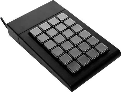 Cherry AK-100/24 Programmable Keypad 24 frei programmierbare Tasten, schwarz, USB-A