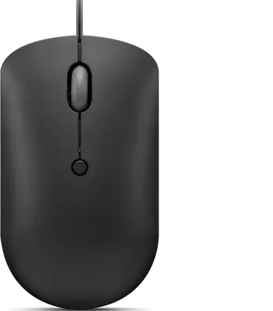 Lenovo 400 USB-C Wired Compact Mouse Raven Black, USB