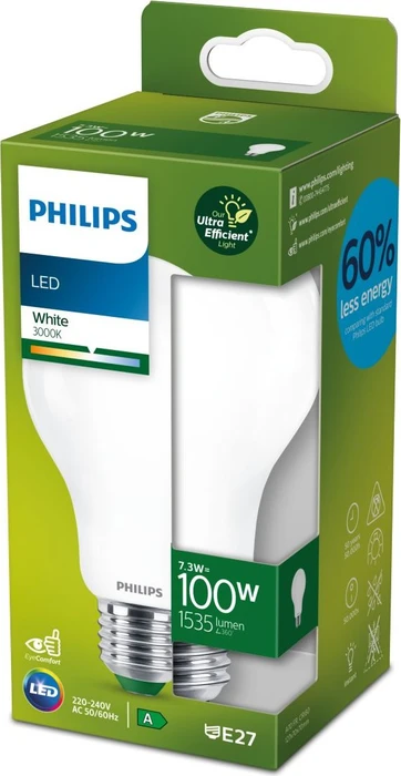 Philips Classic LED CL EELA E27 7.3-100W/830 SRT4
