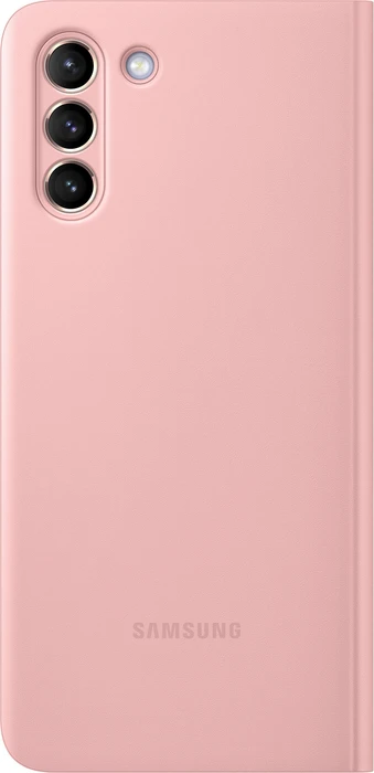 Samsung Clear View Cover für Galaxy S21+ pink