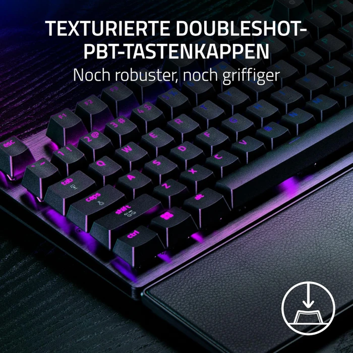 Razer Huntsman V3 Pro 8KHz, schwarz, LEDs RGB, Razer Analog Optical Switch Gen-2, USB, DE