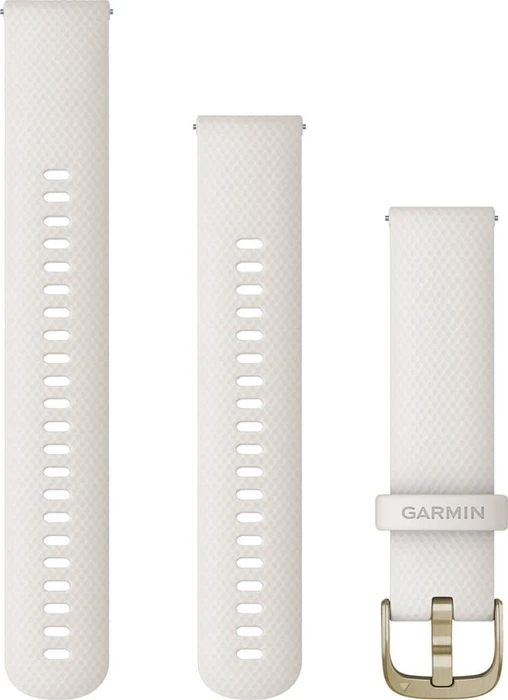 Garmin Schnellwechsel Ersatzarmband 20mm Silikon ivory/cream gold