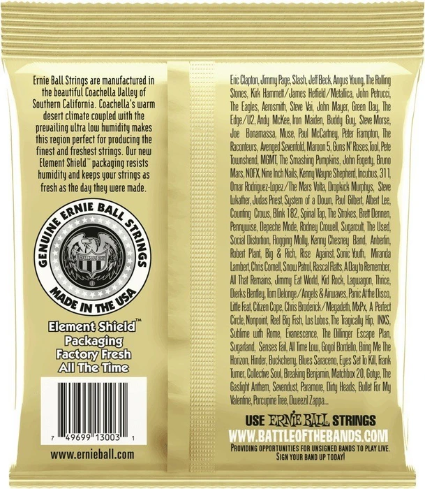 Ernie Ball Earthwood 80/20 Bronze Medium Light 3-Pack