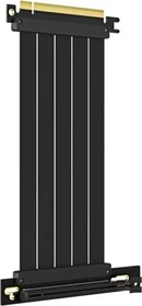 Glotrends Riser Kabel, gewinkelt, PCIe 4.0, 200mm, schwarz