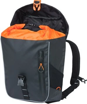 Basil Miles Tarpaulin Backpack Gepäcktasche schwarz/orange