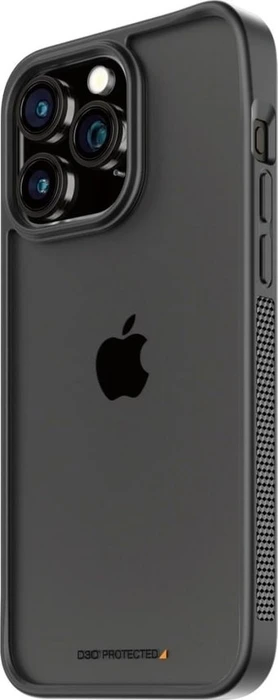 PanzerGlass Clear Case D3O Black Edition für Apple iPhone 15 Pro Max transparent/schwarz