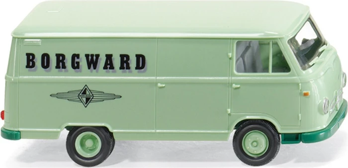 Wiking Borgward Kastenwagen weißgrün