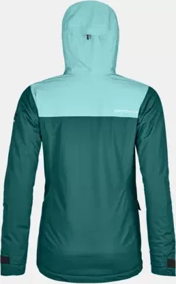 Ortovox 2L Swisswool Sedrun Funktionsjacke pacific green (Damen)