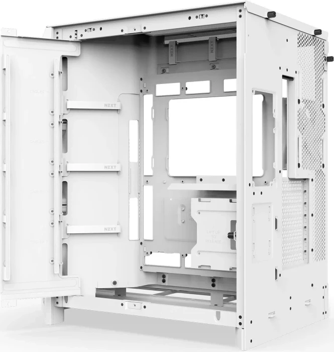 NZXT H9 Flow [2025] White, weiß, Glasfenster