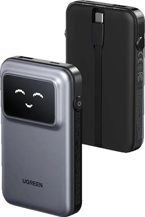 Ugreen Uno Power Bank PB511 10000mAh 30W schwarz/grau