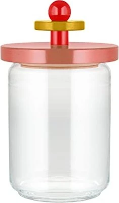 Alessi ES16 Aufbewahrungsbehälter 1l rosa/rot/gelb