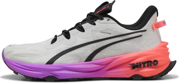Puma Fast-Trac Nitro 3 feather gray/glowing red/pure magenta (Herren)