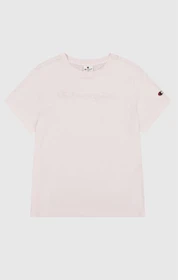 Champion Logo Tonal T-Shirt kurzarm rosa (Damen)