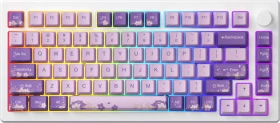 Akko MOD 007 HE, Purple Melody, LEDs RGB, hot-swap, Cream Yellow Magnetic, USB/Bluetooth, US