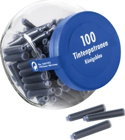 Pelikan 4001 Standard-Tintenpatrone königsblau, 100er-Pack, Glas