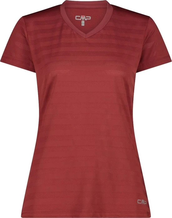 CMP Horizontal Mesh Funktionsshirt kurzarm granata (Damen)