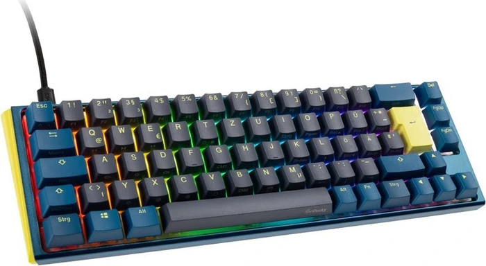 Ducky One 3 DayBreak SF PBT blau, LEDs RGB, MX RGB RED, USB, DE