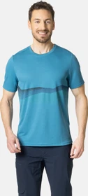 Odlo F-Dry Bergkamm-Print T-Shirt kurzarm saxony blue (Herren)
