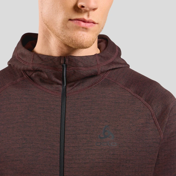 Odlo Tencia Hoody Jacke fudge melange (Herren)
