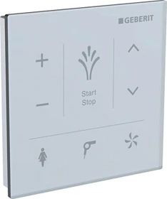 Geberit Wandbedienpanel für Geberit AquaClean weiß/Glas