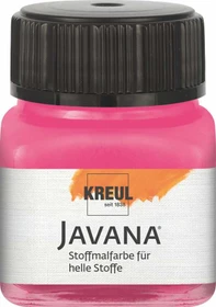 Kreul Javana Stoffmalfarbe für helle Stoffe, pink, 20ml