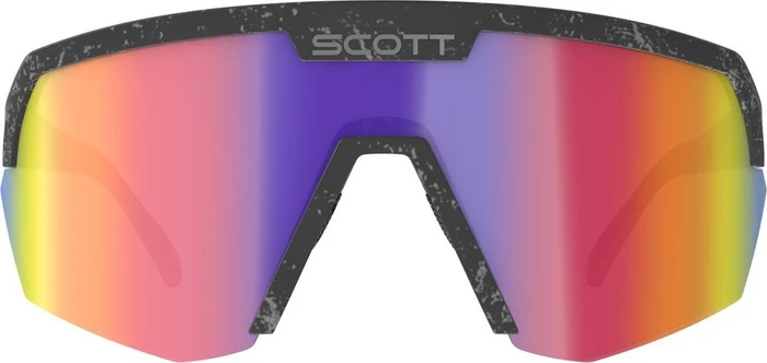 Scott Sport Shield marble black/teal chrome