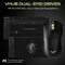VGN Dragonfly F2 Pro Max 8KHz Wireless Gaming Maus, schwarz, USB/Bluetooth Vorschaubild