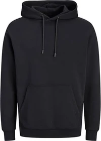 Jack & Jones Einfarbig Hoodie schwarz (Herren)