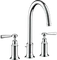 Hansgrohe Axor Montreux 3-Loch Waschtischarmatur 180 mit Hebelgriffen und Zugstangen-Ablaufgarnitur polished chrome Vorschaubild