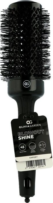 Olivia Garden Expert Blowout Shine schwarz 45mm