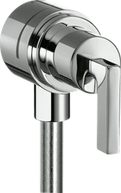Hansgrohe Axor Citterio Wandanschluss Stop mit Rückflussverhinderer, Absperrventil und Hebelgriff chrom