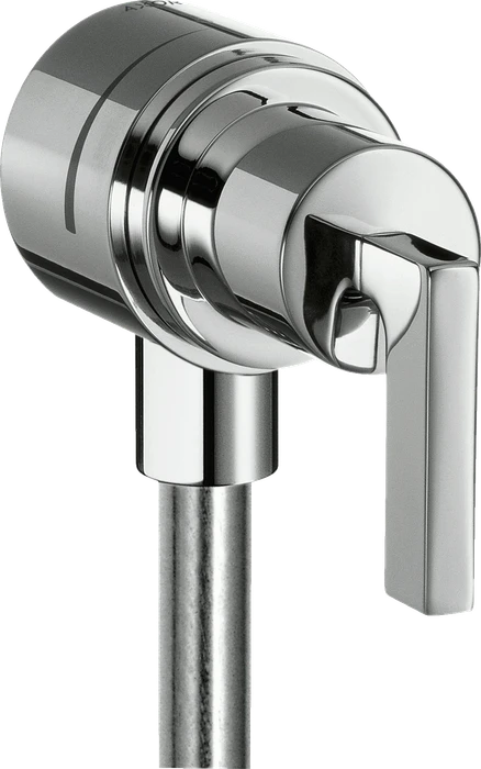Hansgrohe Axor Citterio Wandanschluss Stop mit Rückflussverhinderer, Absperrventil und Hebelgriff chrom