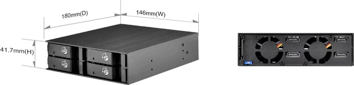 SilverStone Front Panel Storage FS204