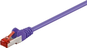 goobay Patchkabel, Cat6, S/FTP, RJ-45/RJ-45, 10m, violett