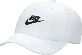 Nike Club unstrukturierte Futura Wash Kappe weiß/schwarz (Junior)
